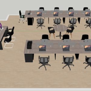 Plataforma de Trabalho Space Office